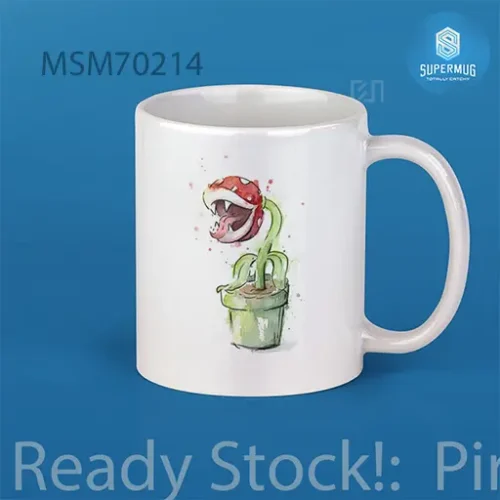 Piranha Plant Watercolor SuperMario Super Mug
